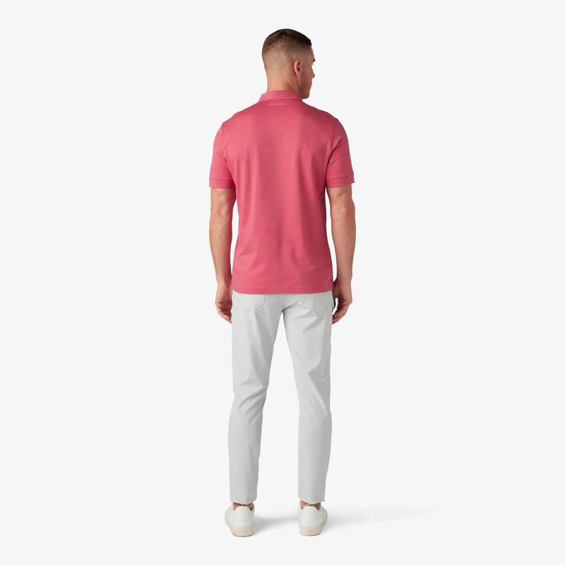 Load image into Gallery viewer, Mizzen + Main Kent Shortsleeve Polo in Red Clay Solid  - Men&#39;s Mizzen + Main
