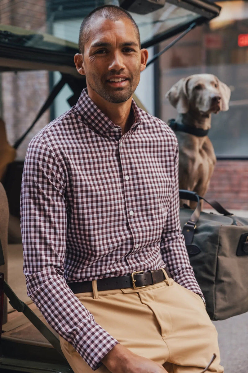 Load image into Gallery viewer, Mizzen + Main Leeward Longlseeve Dress Shirt - Men&#39;s Mizzen + Main
