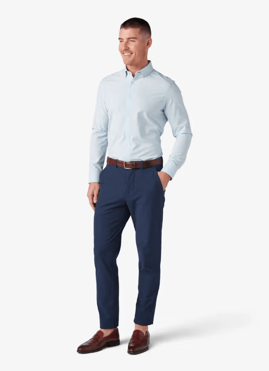 Load image into Gallery viewer, Mizzen + Main Leeward Longsleeve Dress Shirt - Men&#39;s Mizzen + Main Leeward Longsleeve Dress Shirt - Men&#39;s Mizzen + Main
