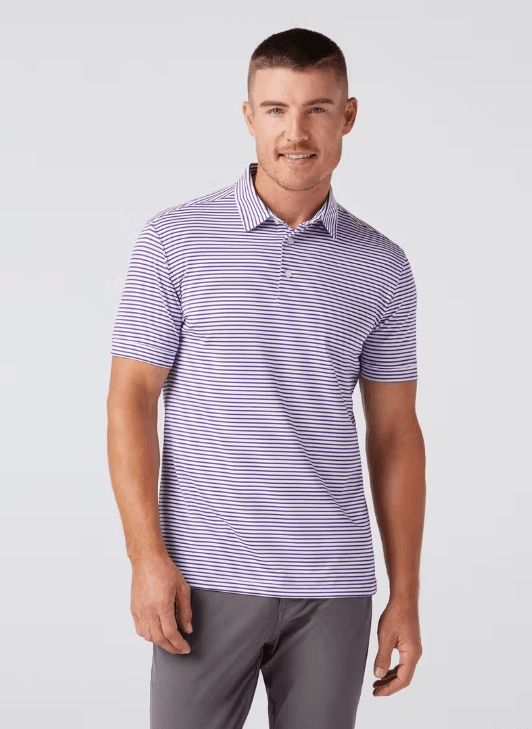 Load image into Gallery viewer, Mizzen + Main Versa Shortsleeve Polo Trim Fit - Men&#39;s Mizzen + Main Versa Shortsleeve Polo Trim Fit - Men&#39;s Mizzen + Main
