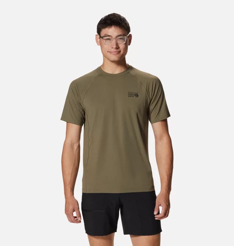 Load image into Gallery viewer, Stone Green / SM Mountain Hardwear Crater Lake Shortsleeve Shirt - Men&#39;s Mountain Hardwear
