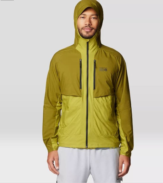 Mountain Hardwear Men's Kor Airshell Hybrid in Vetiver / Moon Moss Mountain Hardwear Men's Kor Airshell Hybrid in Vetiver / Moon Moss Mountain Hardwear