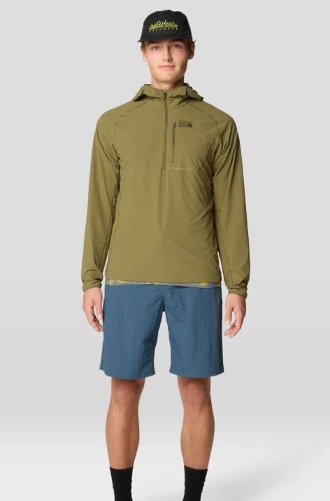 Mountain Hardwear Men's Sunshield Hoody in Combat Green Mountain Hardwear Men's Sunshield Hoody in Combat Green Mountain Hardwear