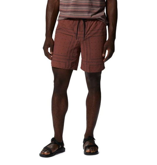 Clay Earth Bandana Grid / MED Mountain Hardwear Stryder Swim Short - Men's MOUNTAIN HARDWEAR