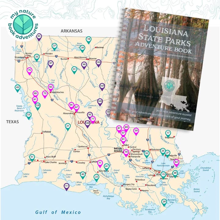 Load image into Gallery viewer, My Nature Book Adventures: Louisiana State Parks Adventure Planning Journal My Nature Book Adventures
