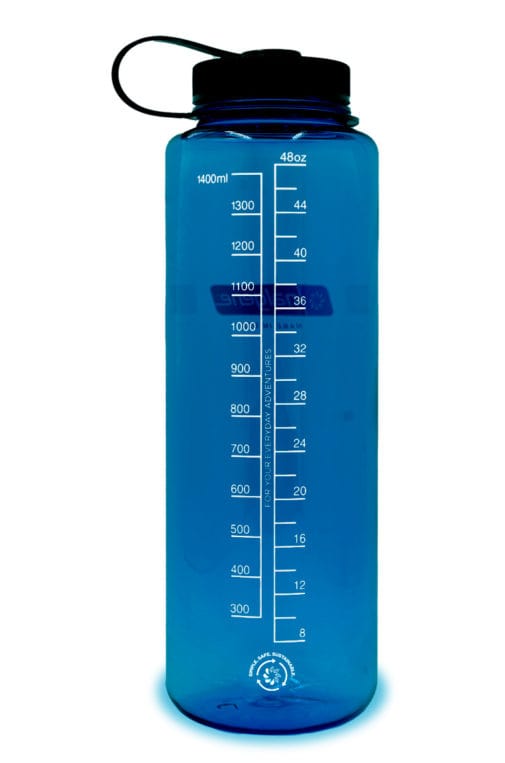 Load image into Gallery viewer, Blue Nalgene 48oz Wide Mouth Sustain Silo Bottle Liberty Mountain Sports
