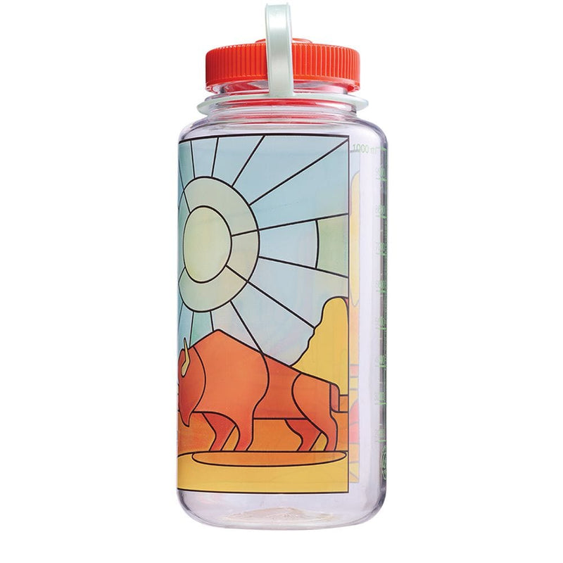 Load image into Gallery viewer, Stained Glass Desert Nalgene Wide Mouth 32oz Sustain Bottle Stained Glass Desert Nalgene Wide Mouth 32oz Sustain Bottle Stained Glass Desert Liberty Mountain Sports
