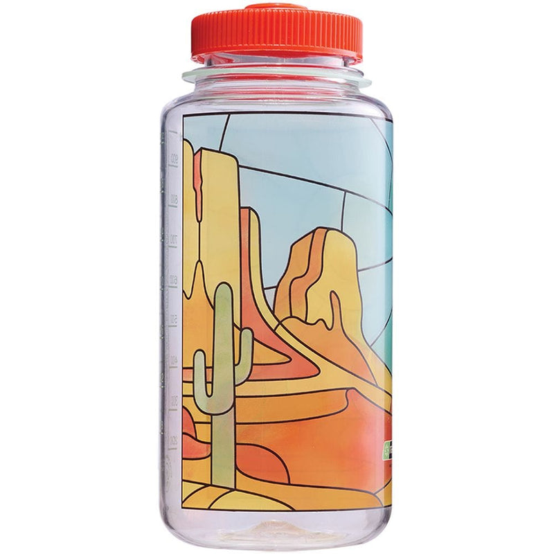 Load image into Gallery viewer, Stained Glass Desert Nalgene Wide Mouth 32oz Sustain Bottle Stained Glass Desert Nalgene Wide Mouth 32oz Sustain Bottle Stained Glass Desert Liberty Mountain Sports
