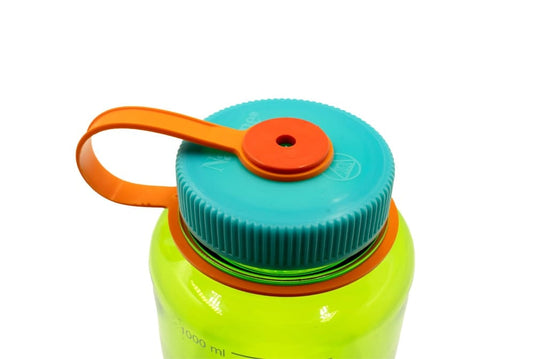 Pear Nalgene Wide Mouth 32ozz Sustain in Pear Nalgene Wide Mouth 32ozz Sustain in Pear Liberty Mountain Sports