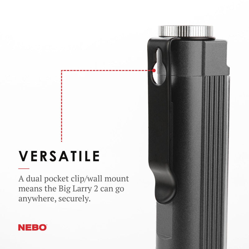 Load image into Gallery viewer, Nebo Big Larry 2 Flashlight in Storm Gray Alliance Sports Group

