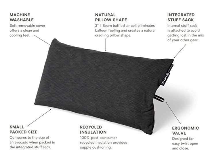 Load image into Gallery viewer, Midnight Grey Nemo Fillo Elite Luxury Pillow Nemo
