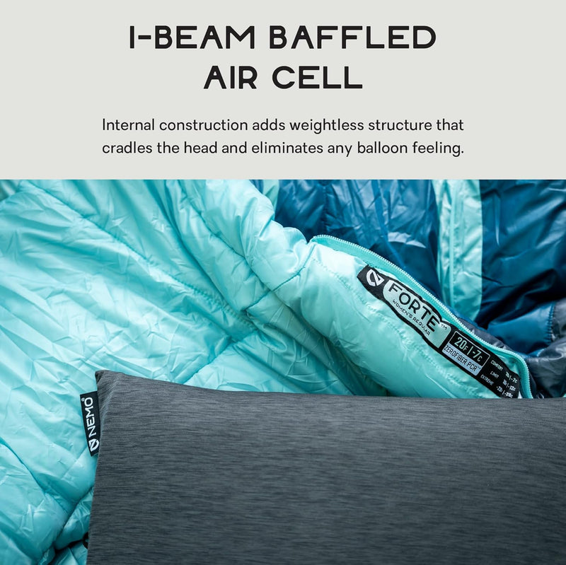 Load image into Gallery viewer, Black Pearl Nemo Fillo Elite Ultralight Pillow in Black Pearl Nemo Fillo Elite Ultralight Pillow in Black Pearl Nemo
