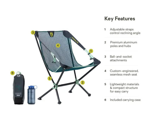 Lagoon Nemo Moonlite Reclining Camp Chair Nemo