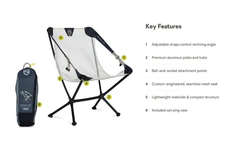 Load image into Gallery viewer, Pelican Grey Nemo Moonlite Reclining Camp Chair Pelican Grey Nemo Moonlite Reclining Camp Chair Pelican Grey Nemo
