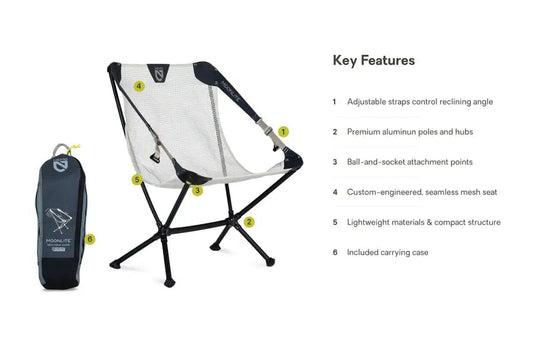 Pelican Grey Nemo Moonlite Reclining Camp Chair Pelican Grey Nemo Moonlite Reclining Camp Chair Pelican Grey Nemo