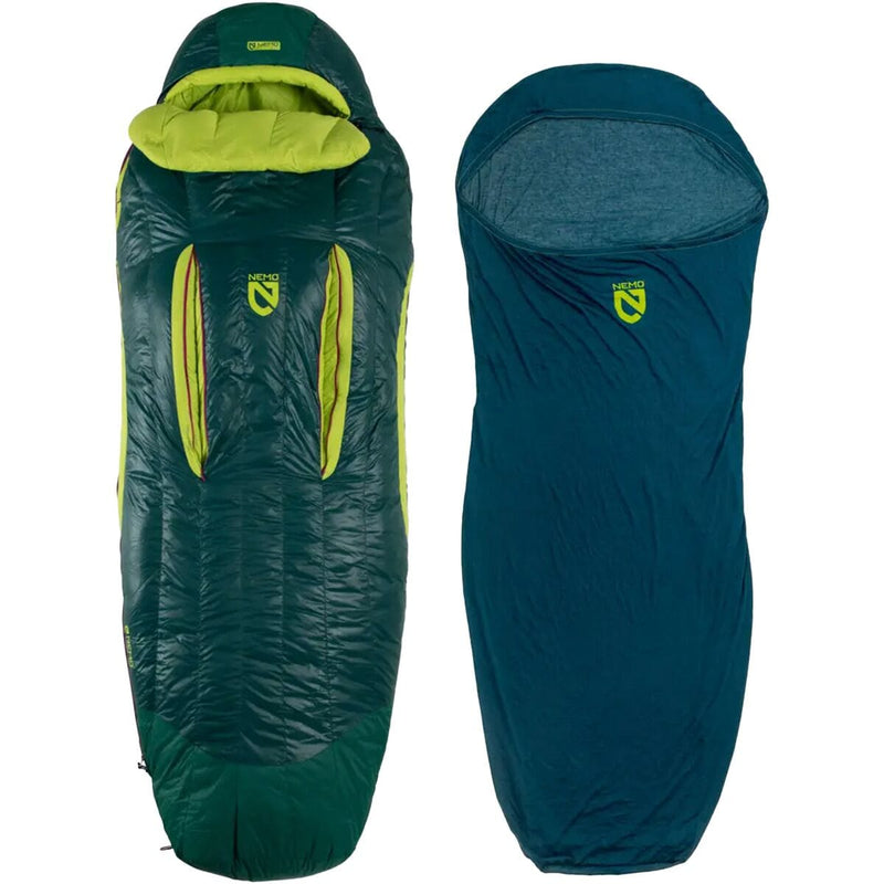 Load image into Gallery viewer, Abyss Nemo Tracer Sleeping Bag Liner in Abyss Nemo Tracer Sleeping Bag Liner in Abyss Nemo
