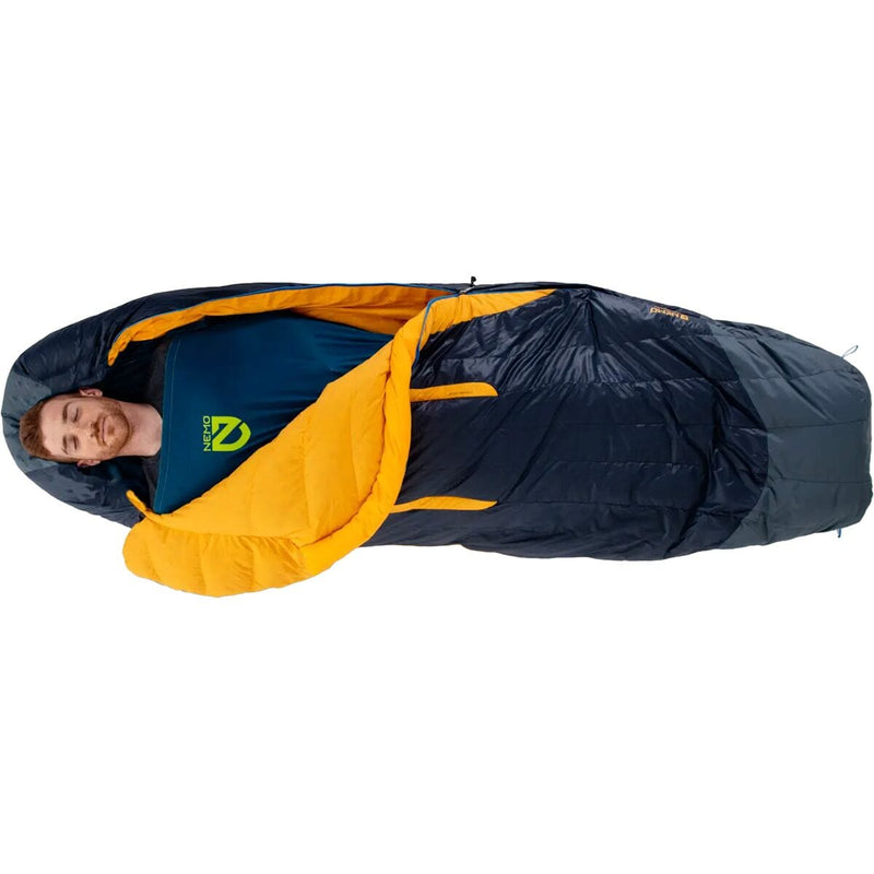 Load image into Gallery viewer, Abyss Nemo Tracer Sleeping Bag Liner in Abyss Nemo Tracer Sleeping Bag Liner in Abyss Nemo
