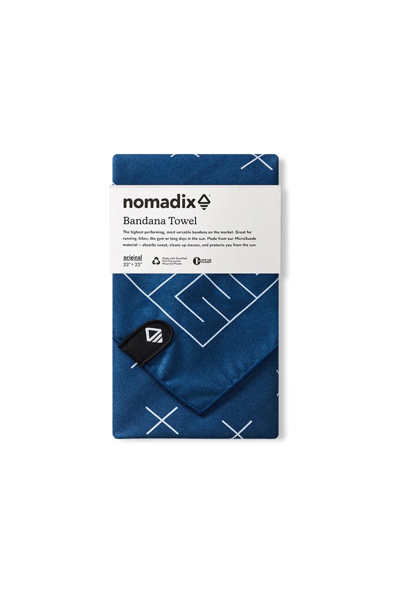 Load image into Gallery viewer, Barton Dark Blue Nomadix Bandana Towel: Barton Dark Blue nomadix
