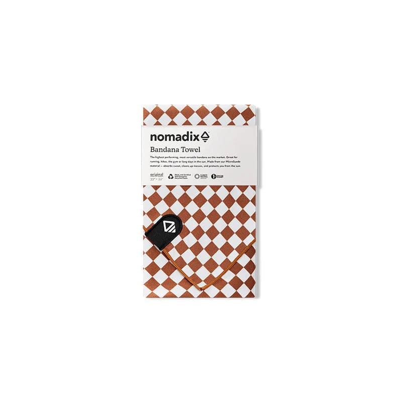 Load image into Gallery viewer, Check Coconut Nomadix Bandana Towel: Check Coconut Nomadix
