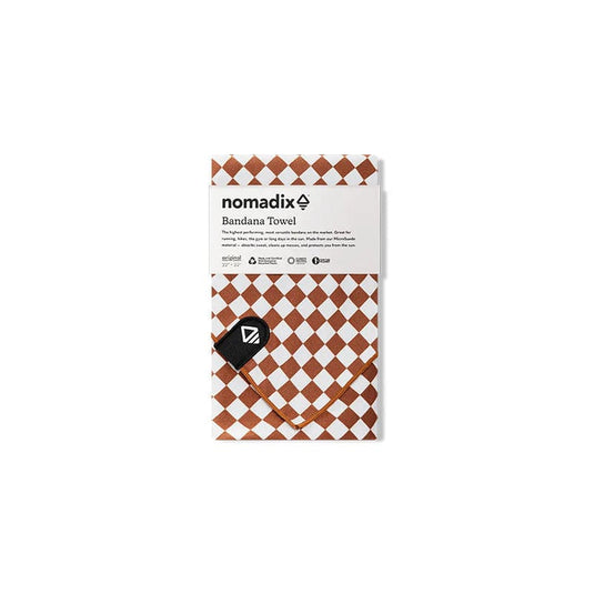 Check Coconut Nomadix Bandana Towel: Check Coconut Nomadix