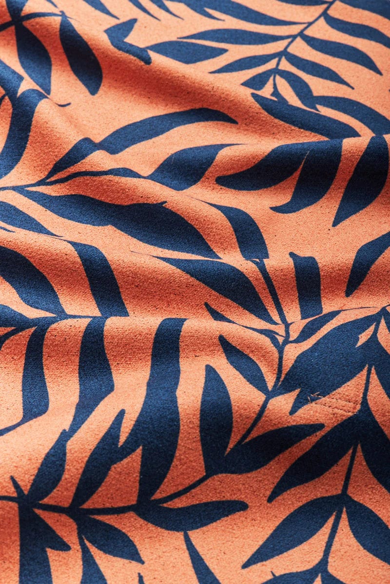 Load image into Gallery viewer, 102 Nomadix Mini Towel: Leaf Me Alone Orange nomadix
