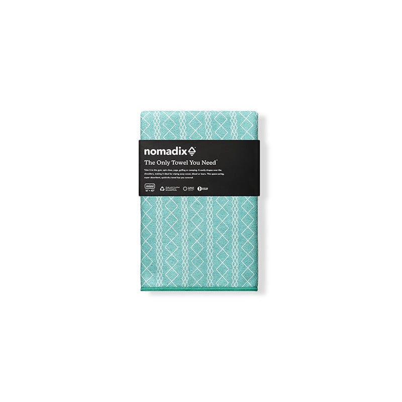 Load image into Gallery viewer, Nomadix Mini Towel Tide Agua Blue Nomadix Mini Towel Tide Agua Blue Nomadix
