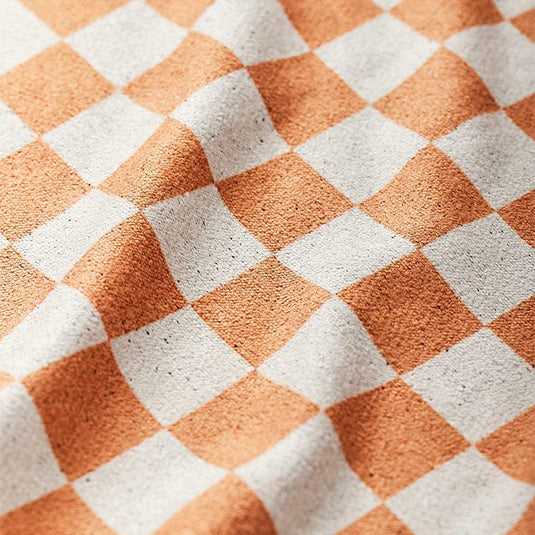 Check Apricot Nomadix Original Towel: Check Apricot Nomadix