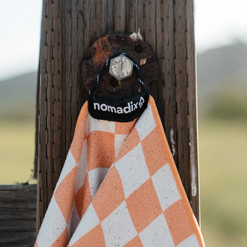 Load image into Gallery viewer, Check Apricot Nomadix Original Towel: Check Apricot Nomadix
