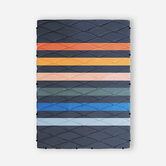 Retro Multi Nomadix Puffer Blanket: Retro Multi Nomadix