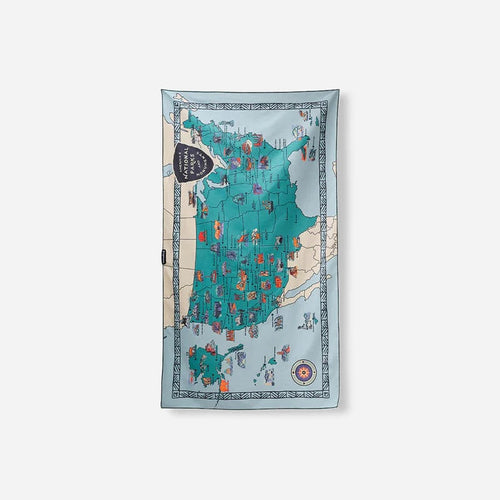 National Parks & Monuments Nomadix Ultralight Towel: National Parks & Monuments Nomadix