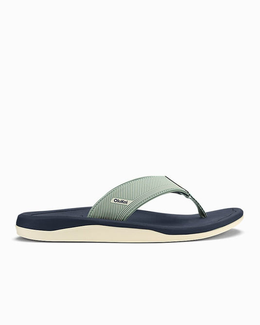 9 / Seagreen / Trench Blue OluKai Men's 'Ahi Kai in Seagreen / Trench Blue OluKai Men's 'Ahi Kai in Seagreen / Trench Blue OluKai