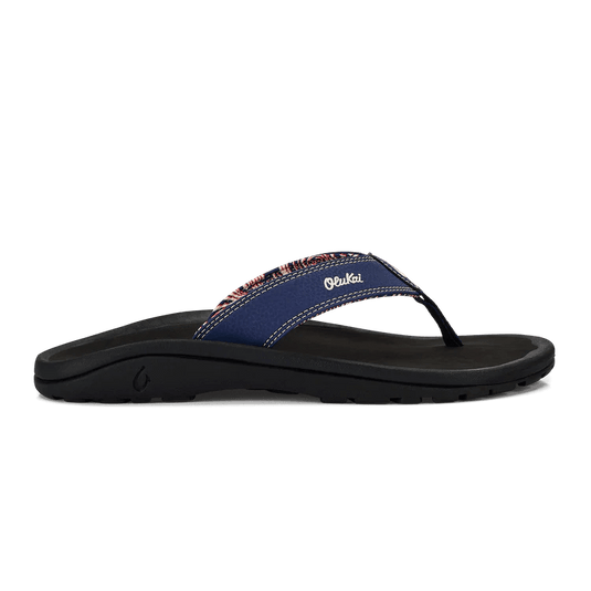Navy / Onyx / 8 OluKai 'Ohana Beach Sandals -  Men's Olukai