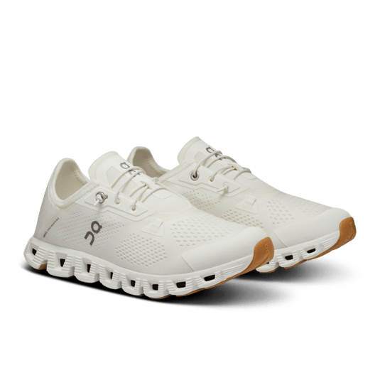 On Cloud 5 Coast in Undyed-White | White - Men's On
