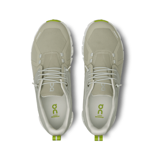 On Cloud 5 Waterproof in Chalk | Ice - Women's On