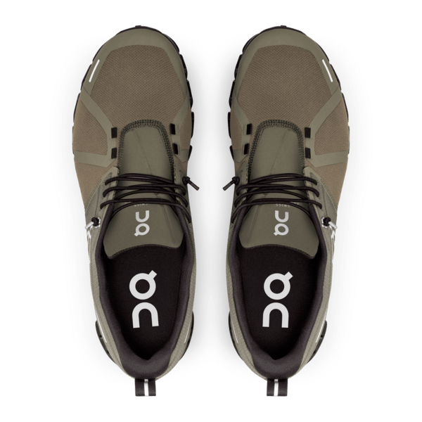 Load image into Gallery viewer, On Cloud 5 Waterproof Shoes in Olive | Black - Men&#39;s On Cloud 5 Waterproof Shoes in Olive | Black - Men&#39;s On
