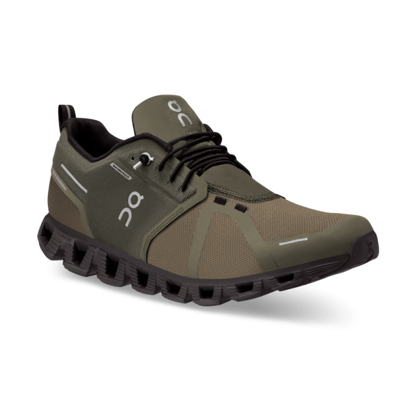 Load image into Gallery viewer, On Cloud 5 Waterproof Shoes in Olive | Black - Men&#39;s On Cloud 5 Waterproof Shoes in Olive | Black - Men&#39;s On
