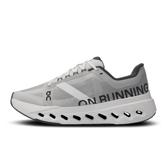 On Cloudsurfer Next Wide in Glacier | White - Women's On