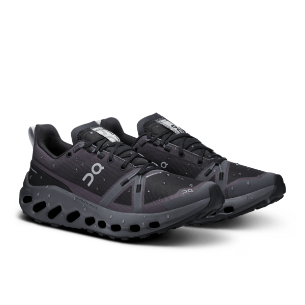 Load image into Gallery viewer, On Cloudsurfer Trail Waterproof in Black | Eclipse - Women&#39;s On
