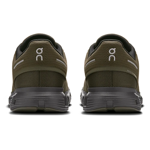 On Men's Cloud 6 in Olive / Eclipse On Men's Cloud 6 in Olive / Eclipse On