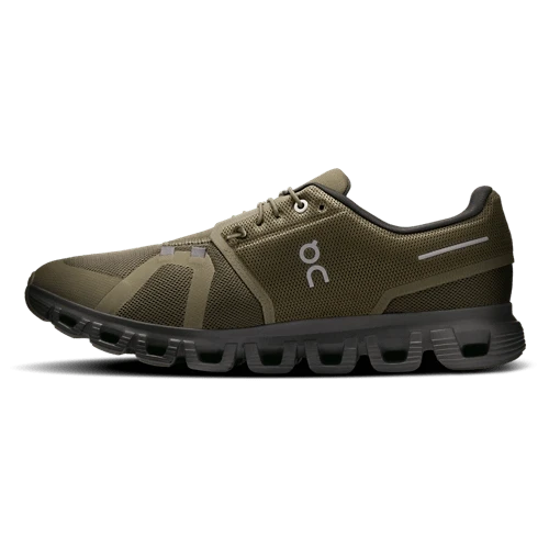 On Men's Cloud 6 in Olive / Eclipse On Men's Cloud 6 in Olive / Eclipse On