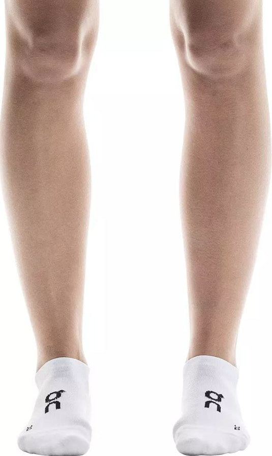 On Men's Core Run Sock Low 2P in White On Men's Core Run Sock Low 2P in White On
