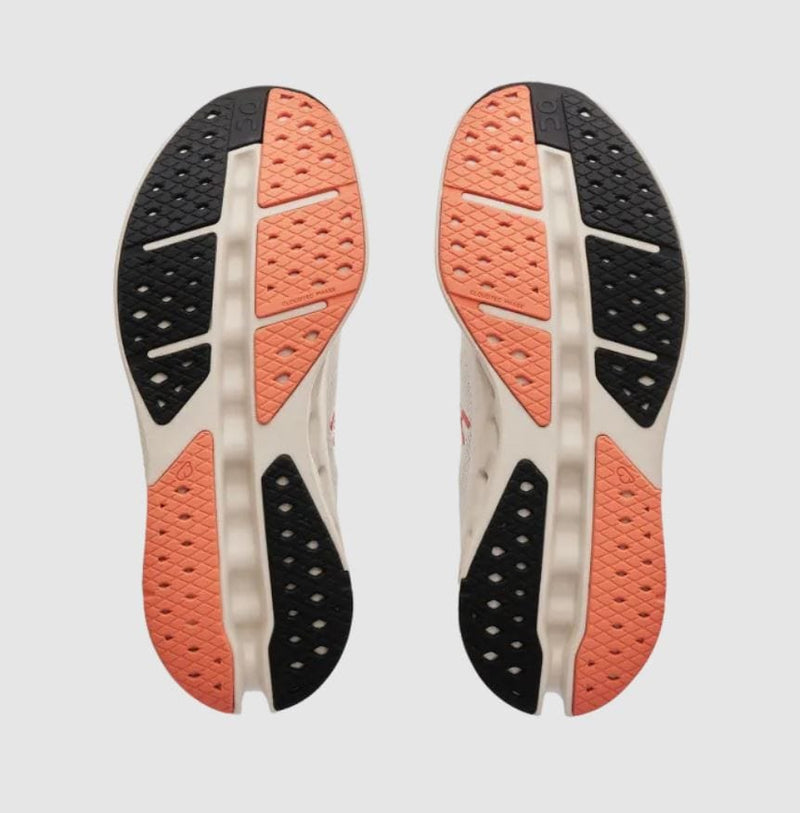 Load image into Gallery viewer, On Women&#39;s Cloudsurfer Max in Ivory / Salmon On Women&#39;s Cloudsurfer Max in Ivory / Salmon On
