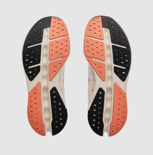 On Women's Cloudsurfer Max in Ivory / Salmon On Women's Cloudsurfer Max in Ivory / Salmon On