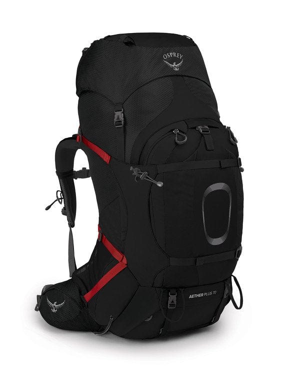 Load image into Gallery viewer, Black / SM/MED Osprey Aether Plus 70 Backpack SM/MED OSPREY
