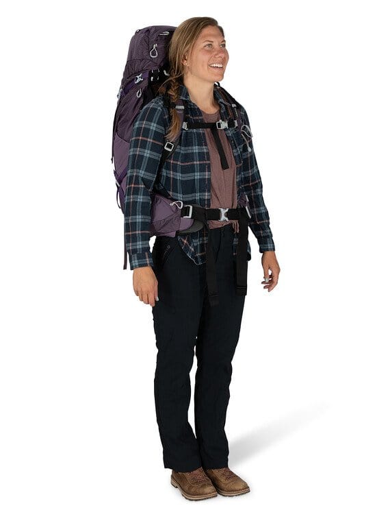 Load image into Gallery viewer, XS/SM Osprey Aura AG 50 Backpack in Enchantment Purple XS/SM - Women&#39;s OSPREY
