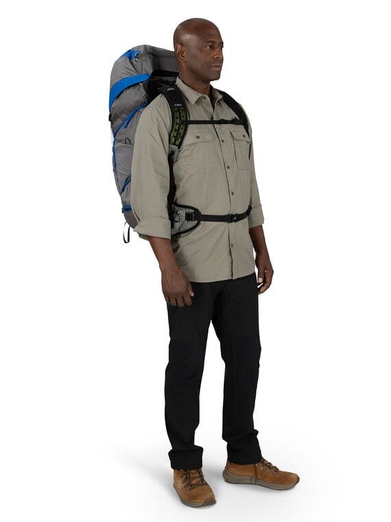 Load image into Gallery viewer, DALE GREY AGAM BLUE / SM/MED Osprey Exos Pro 55 Backpack SM/MED OSPREY
