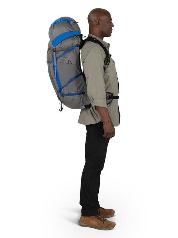 Load image into Gallery viewer, DALE GREY AGAM BLUE / SM/MED Osprey Exos Pro 55 Backpack SM/MED OSPREY
