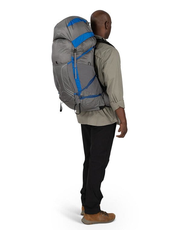 Load image into Gallery viewer, DALE GREY AGAM BLUE / SM/MED Osprey Exos Pro 55 Backpack SM/MED OSPREY
