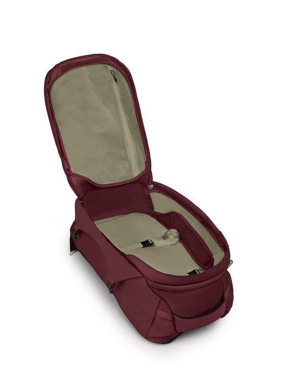 Load image into Gallery viewer, Zircon Red Osprey Fairview 40 Travel Pack OSPREY
