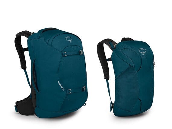 Load image into Gallery viewer, Night Jungle Blue / One Size Osprey Fairview 55 Travel Pack OSPREY
